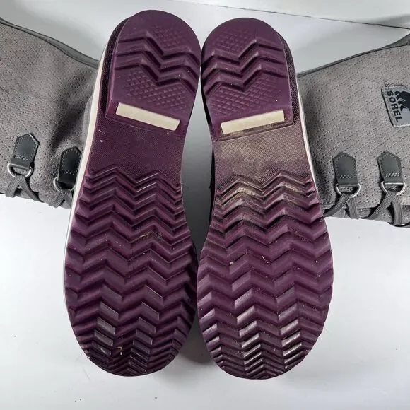 Sorel Tivoli Waterproof Calf High Lace Up Snow Boots Women's Size 9 - Picture 6 of 7